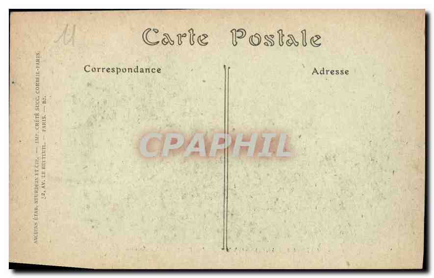CPA Cite de Carcassonne La Porte de Narbonne  — Rückseite