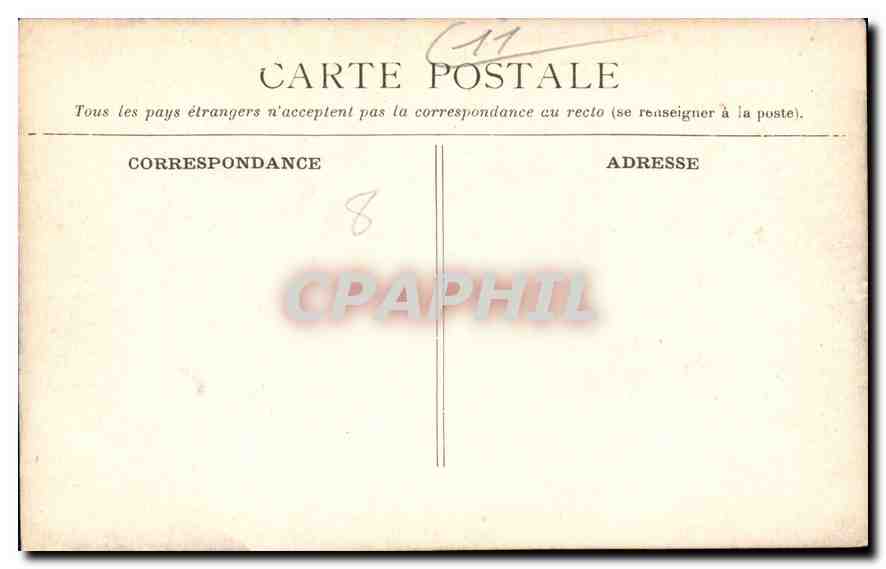 CPA La Cite de Carcassonne l'Aude le Pont Vieux la Cite  — Rückseite
