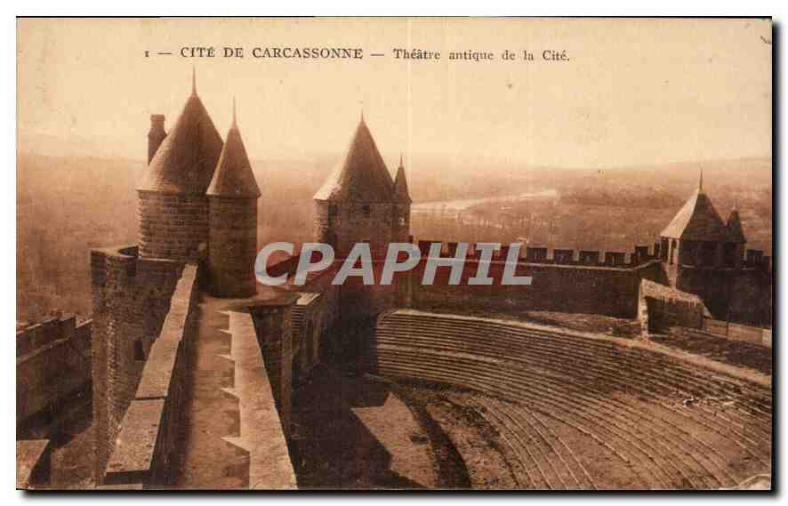 Ciudad de Carcassonne — Teatro antiguo de la Cité.