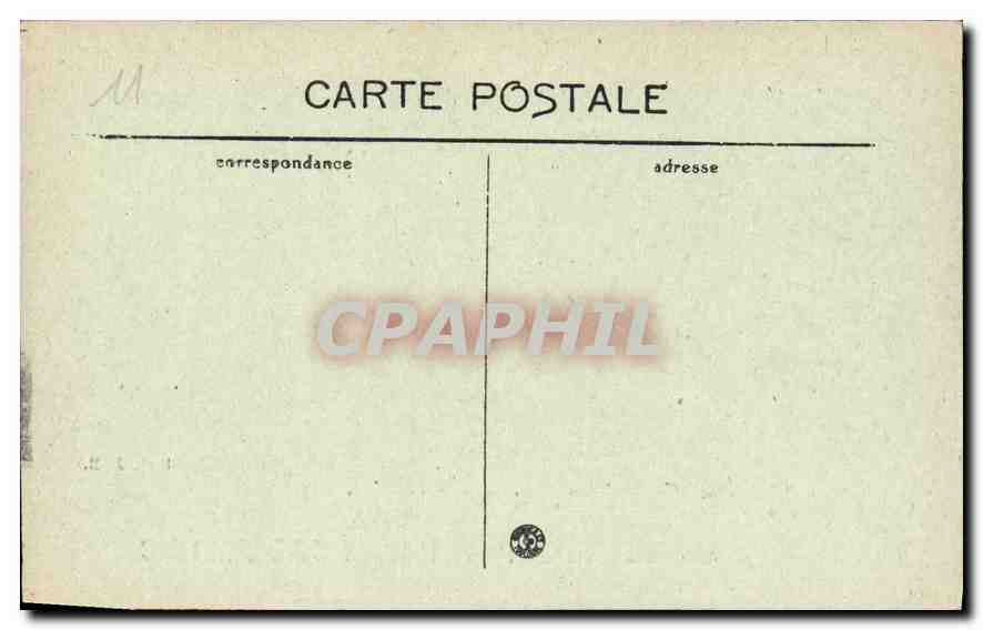 CPA Il ne faut pas mourir sans avoir vu Carcassonne  — Rückseite