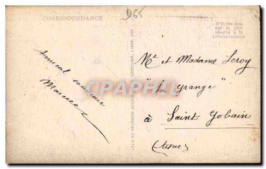 Chemin du Cirque de Troumouse — montagnes enneigées — éditeur anonyme, n°75 — Reverso