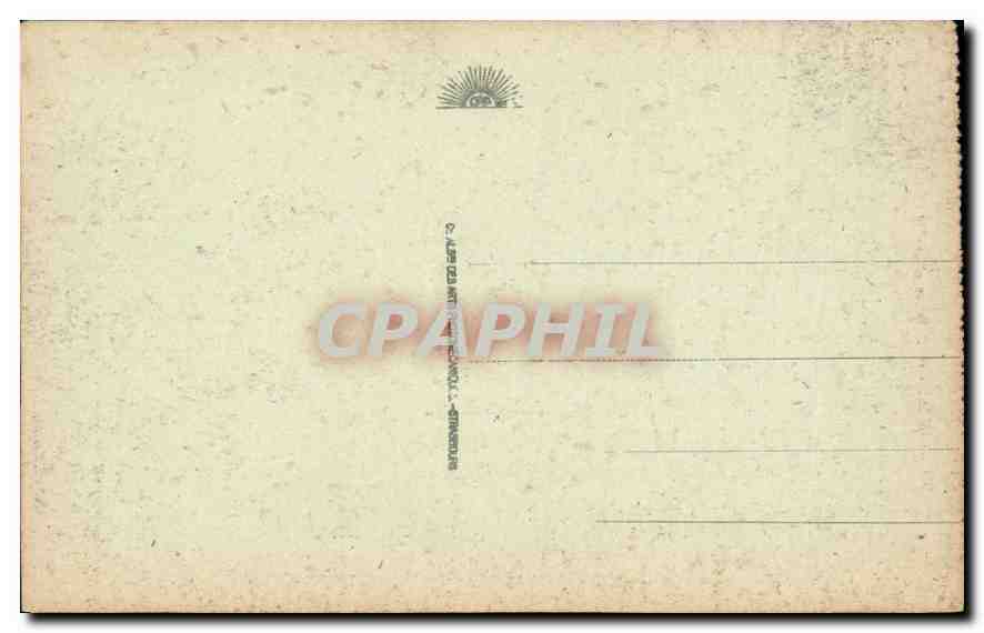 CPA Lourdes la Basilique et le Gave  — Verso