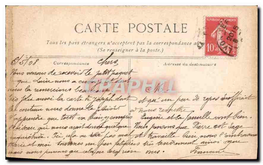 CPA Lourdes le Calvaire Breton et la Basilique  — Verso