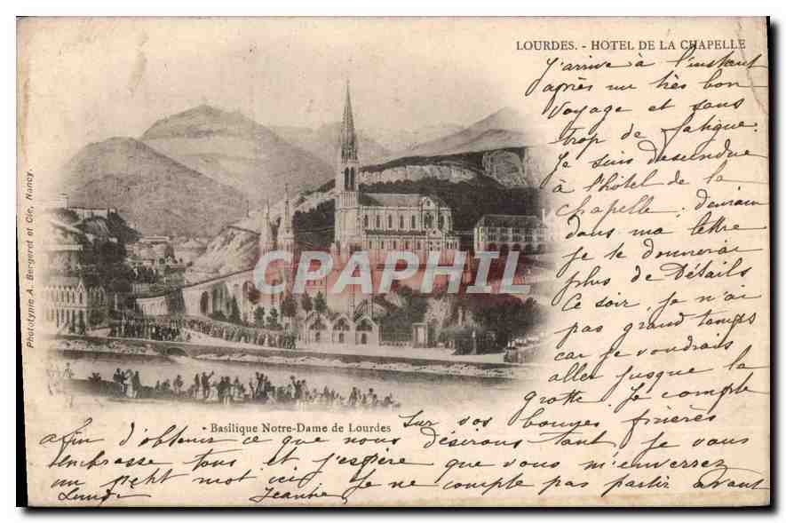 CPA Basilique Notre Dame de Lourdes 