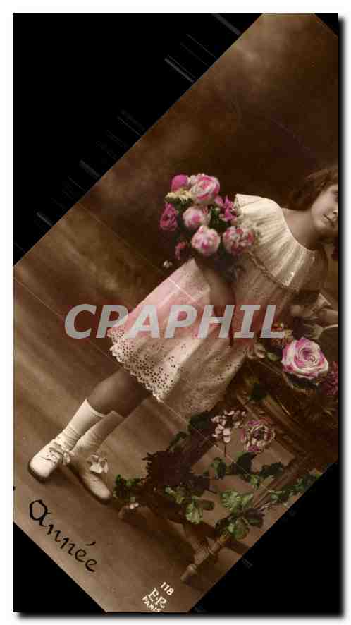 CPA Bonne annee Enfant
