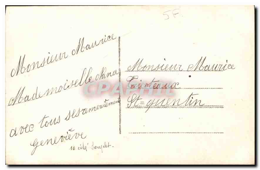 CPA Bonne annee Enfant — Rückseite