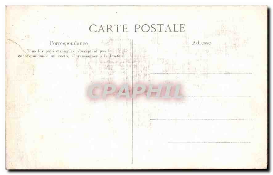 Palais de Fontainebleau — Façade du Palais — CPAPHIL n°25 — Reverso