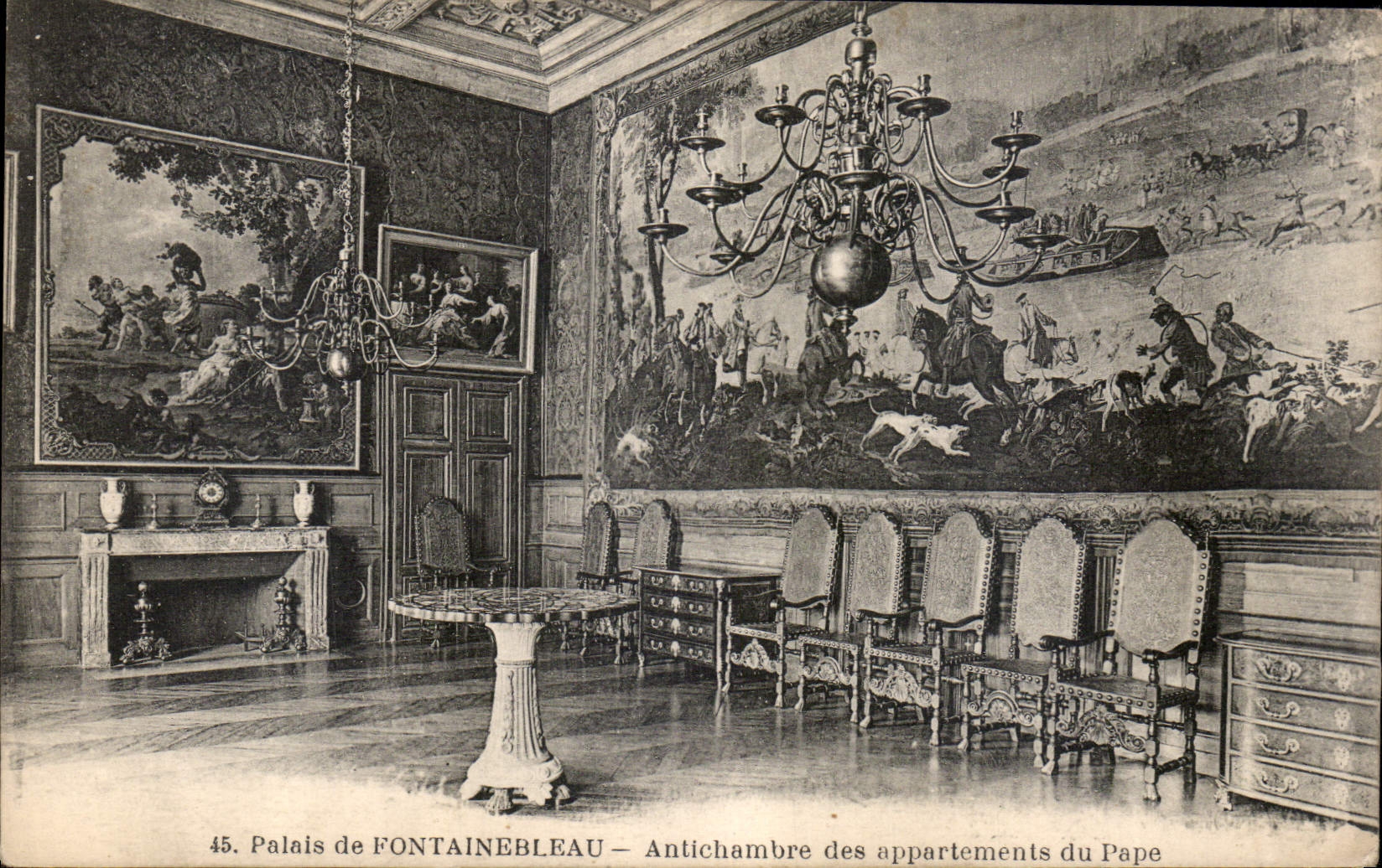 Palazzo di FONTAINEBLEAU — Anticamera degli appartamenti del Papa — n°45