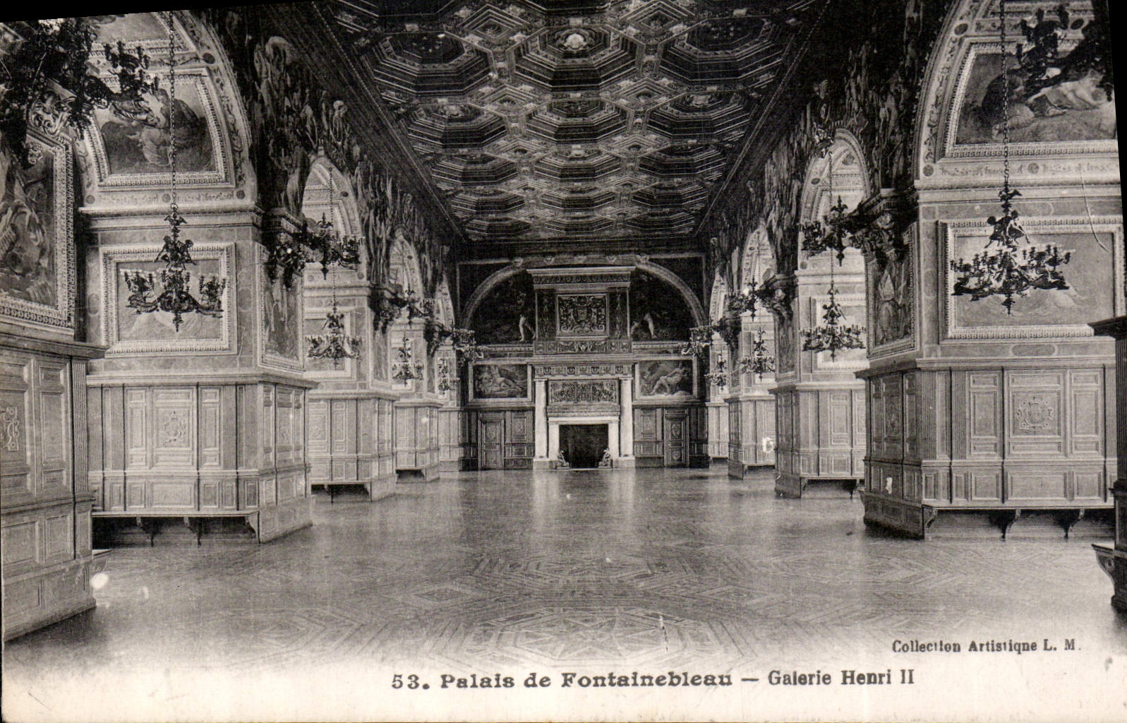 Schloss Fontainebleau — Galerie Henri II — Künstlerische Sammlung L.M. n°53