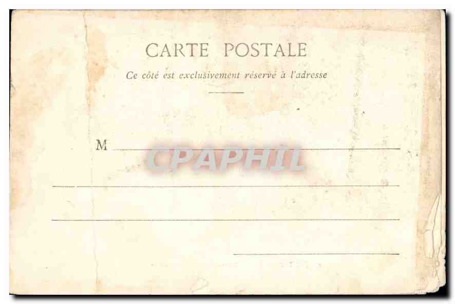 CPA Fontainebleau Monument de Rosa Bonheur — Rückseite
