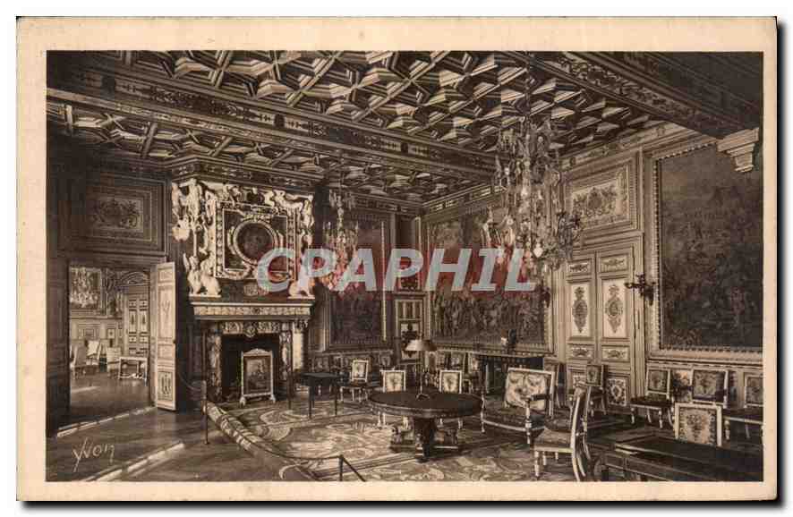 Halle des Palastes von Fontainebleau — Salon de François Ier — Éditions Yvon