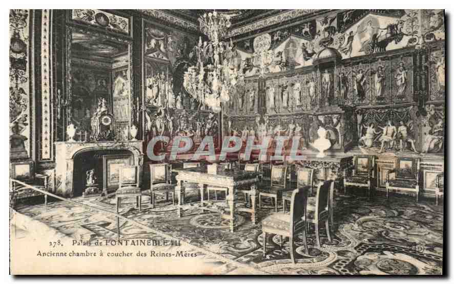 Palacio de Fontainebleau — Antigua habitación de las Reinas Madres — n° 378