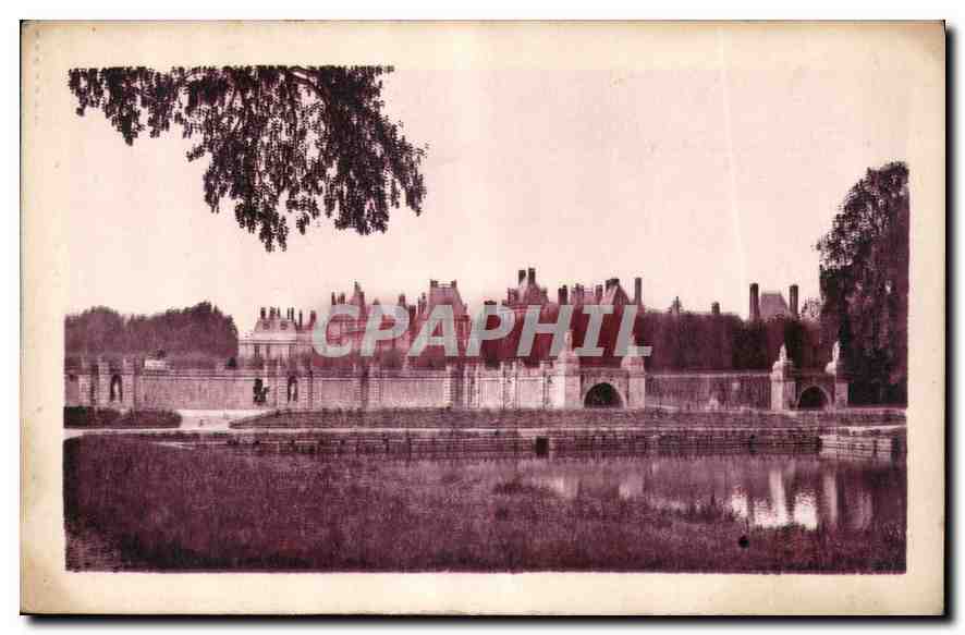 Palast von Fontainebleau — Ansicht vom Kanal — Edition Vincent