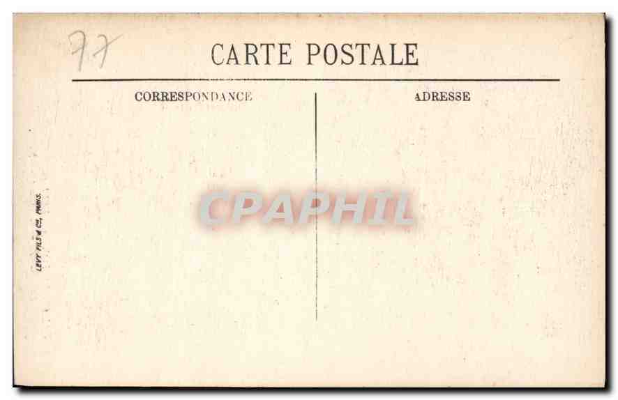 Palast von Fontainebleau — Die Kapelle der Dreifaltigkeit — N. G. — Rückseite