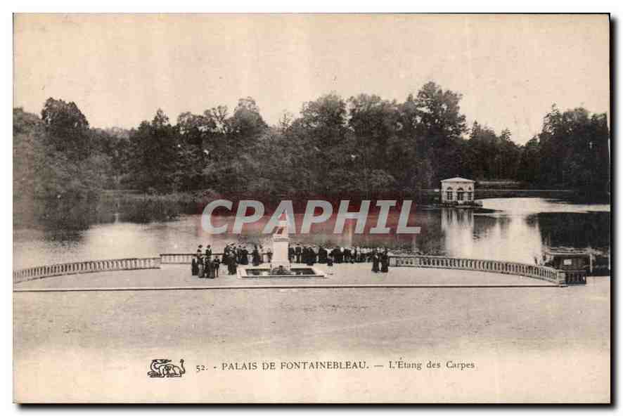 Palais de Fontainebleau — L'Étang des Carpes — n°52