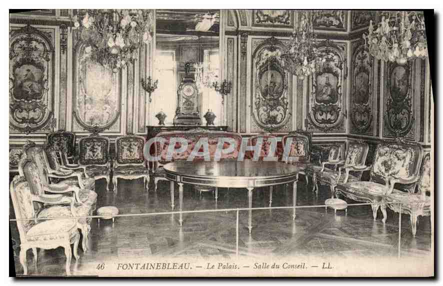 Fontainebleau — Das Schloss — Sitzungssaal — Nr. 46