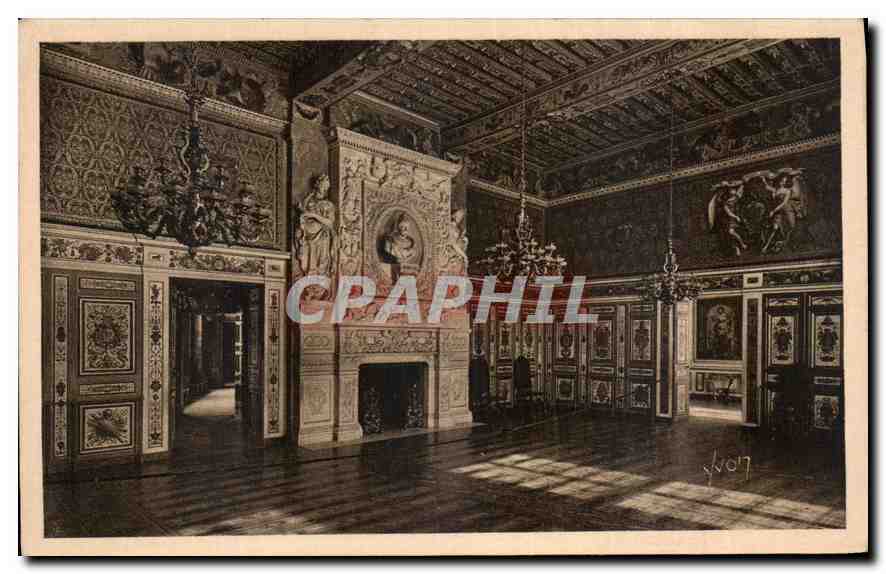 Palacio de Fontainebleau — Sala de las Guardias — Edición de Arte YVON, Francia