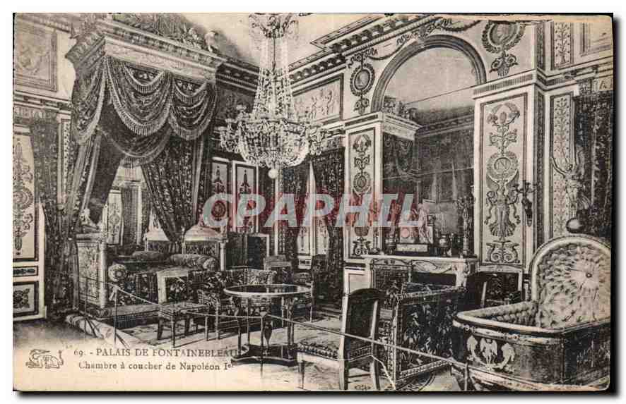 Schlafzimmer von Napoleon I. — Schloss Fontainebleau — n° 69