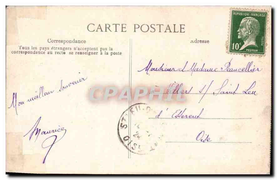 Palais de Fontainebleau — Salle du trône — Éditeur E.P.D. n°262 — Reverso