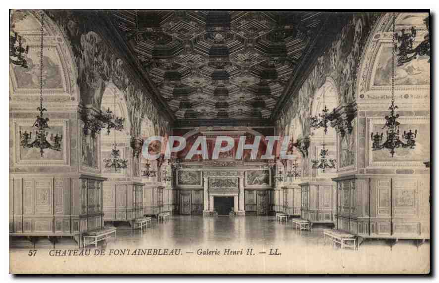 Château de Fontainebleau — Galerie Henri II — LL. — N° 57
