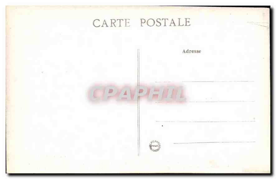 Palacio de Fontainebleau — El Cabinet de l'Abdication — Colección Artística L. M. — Reverso