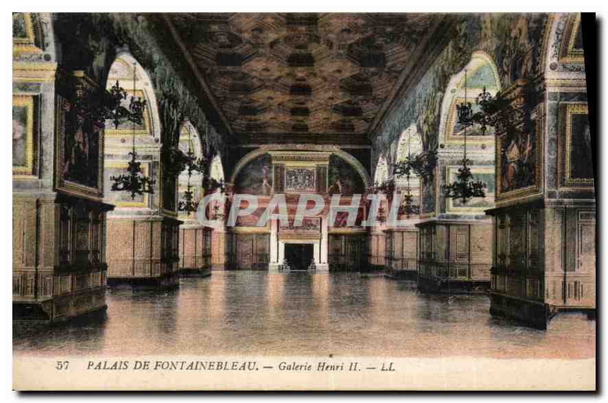 Palais de Fontainebleau — Galerie Henri II — LL