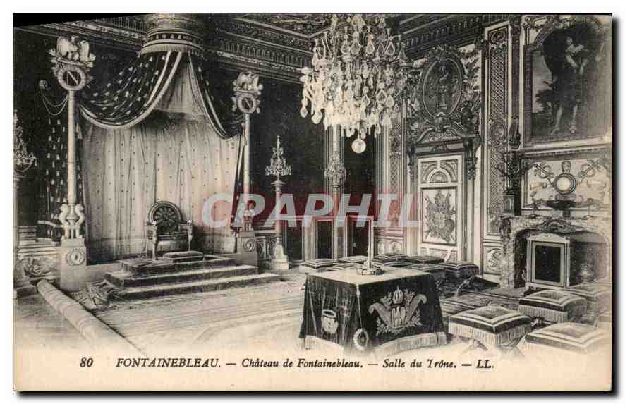 Fontainebleau — Schloss Fontainebleau — Thronsaal — LL. — Nr. 80