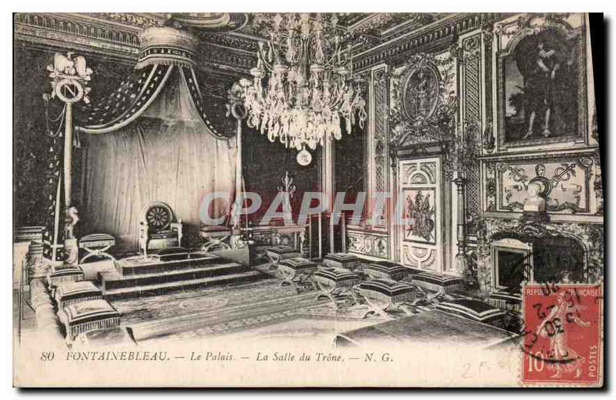 Fontainebleau — El Palacio — La Sala del Trono — N. G.