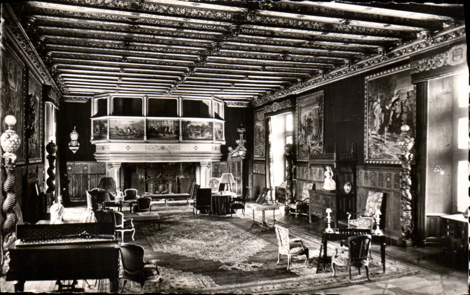 CPA Chateau de Meillant Cher Grand Salon 