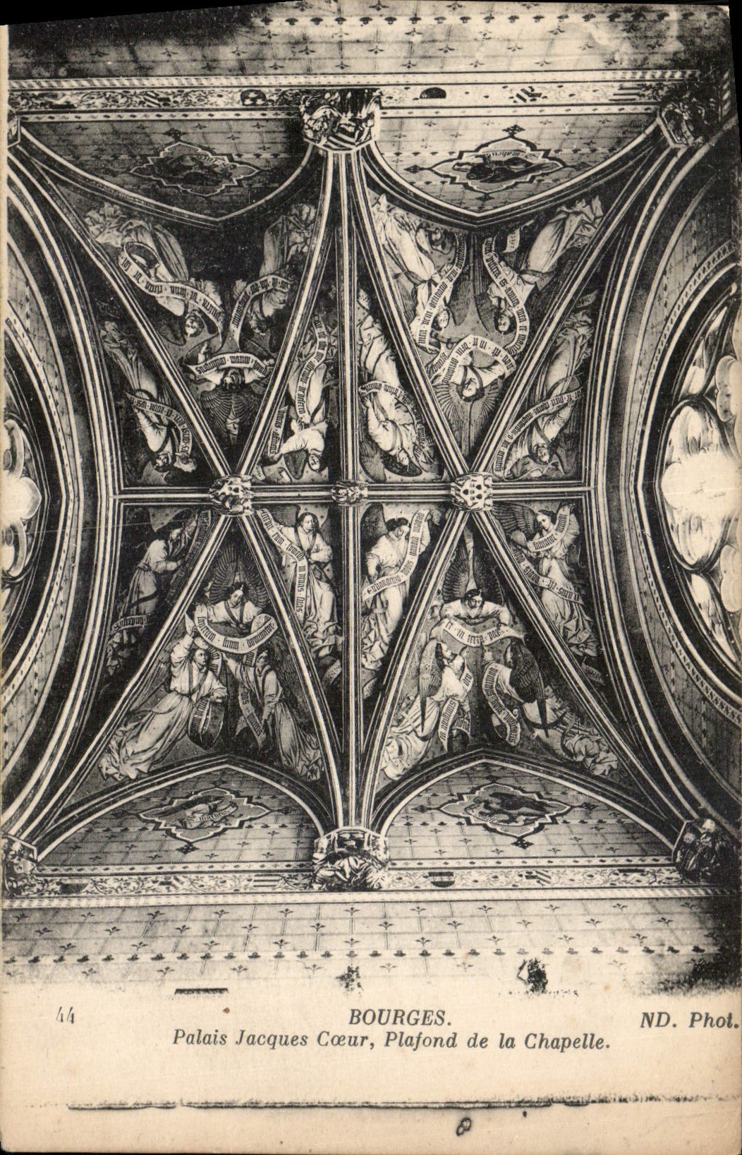 CPA Bourges Palais Jacques Coeur Plafond de la Chapelle 