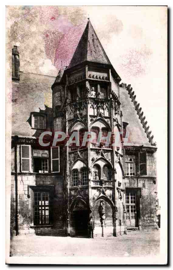 CPA Bourges Cher la Tour du Petit Lycee Ancien Hotel de Ville 