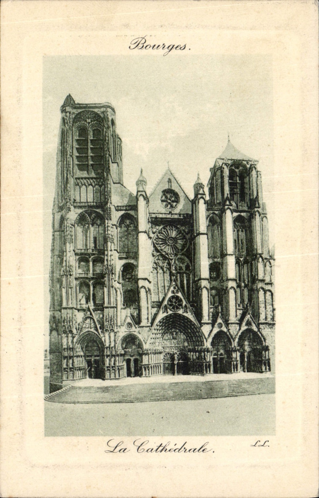 CPA Bourges la Cathedrale 