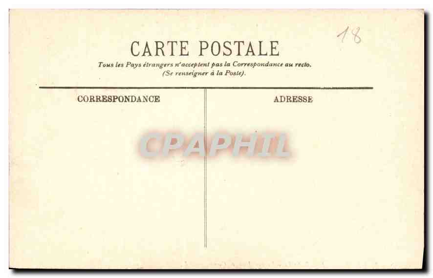 Bourges — Façade Sud du Palais Jacques-Cœur — LL. n°46 — Reverso