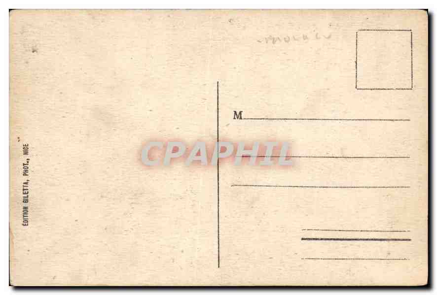 Monte-Carlo - Le Théâtre et Terrasses — Édition Bilelta, Nice, n°708 — Verso