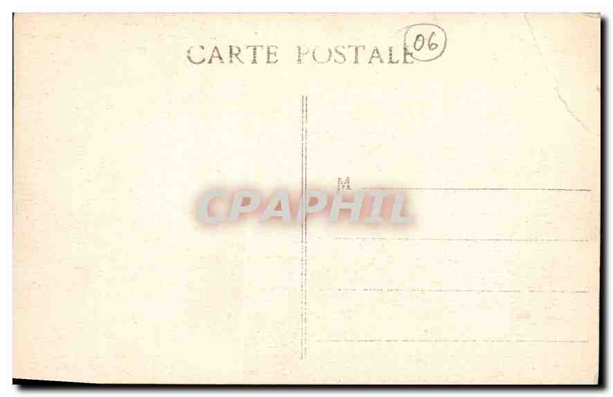 CPA Cannes vue prise de la Californie et Montagnes de l'Esterel  — Rückseite