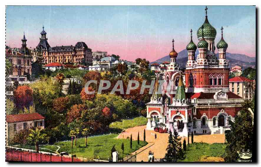 CPA Nice A M eglise Russe Russie Russia