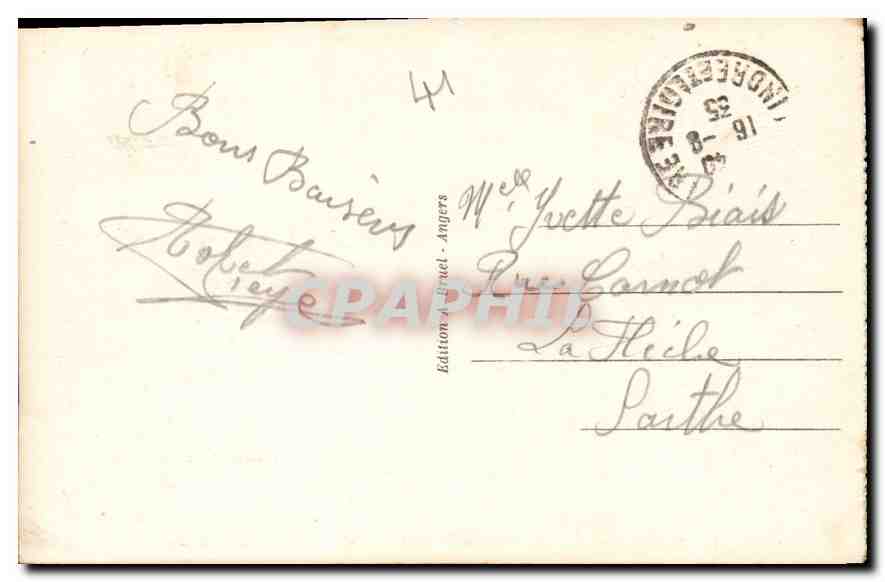 CPA Blois L et C le Chateau Mon hist Aile Francois 1er  — Verso