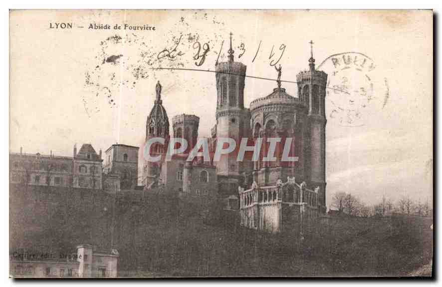 CPA Lyon Abside de Fourvriere 