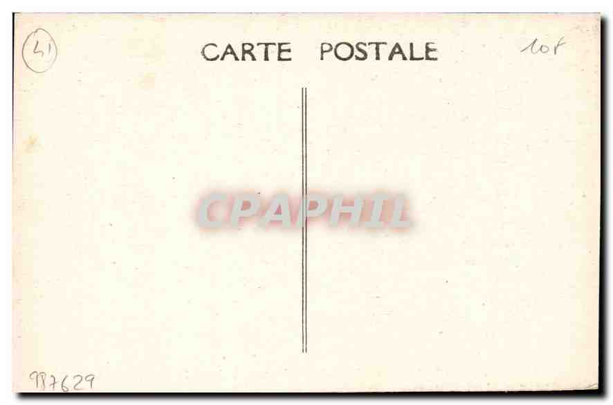 CPA Maison Mere des Franciscaines Servantes de Marie Blois Salle Capitulaire  — Verso