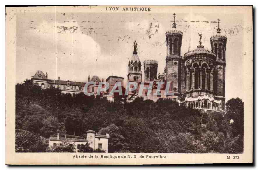 Apsis der Basilika N.-D. de Fourvière — Lyon — Edition Lyon Artistique, n° M 373