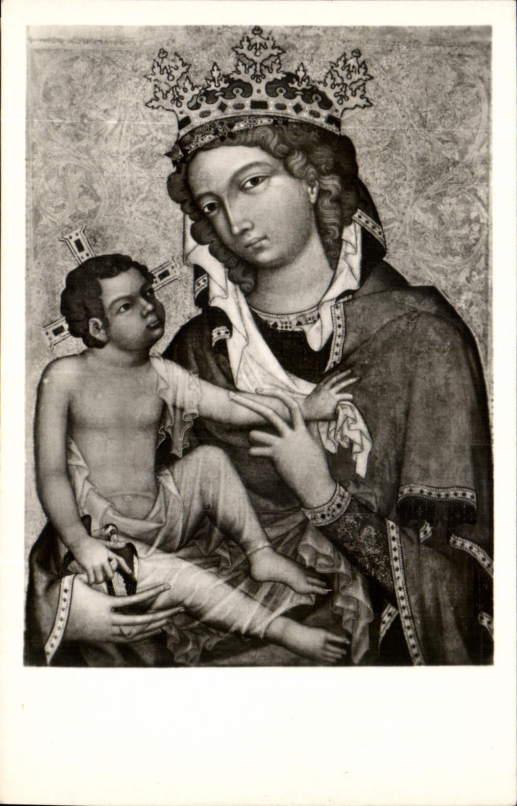 Madone à l'Enfant dite de Veveri — (vers 1350) — Artia, Prague