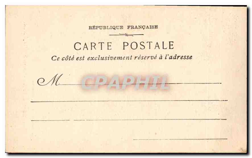 CPA Notre Dame de Laghet Grotte Ste Magdeleine  — Rückseite