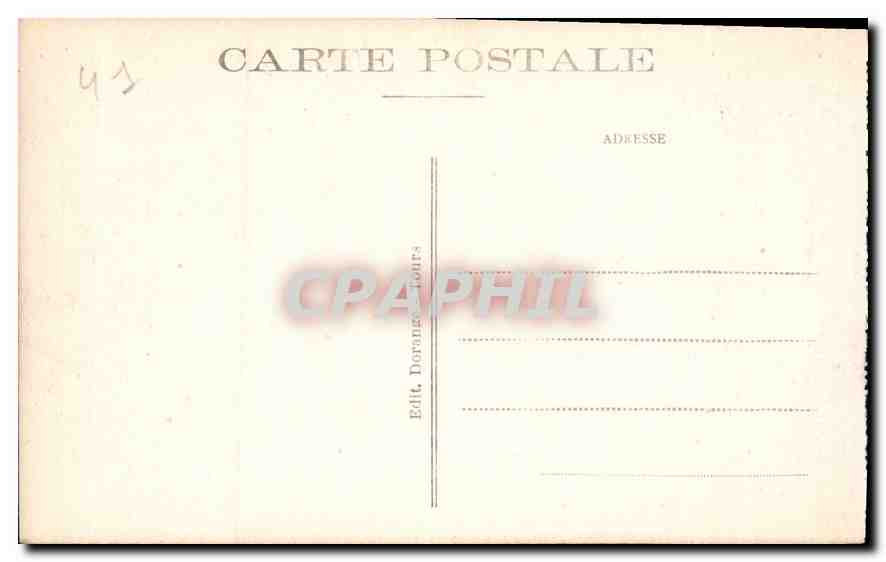CPA Blois L et Ch la Cathedrale  — Verso