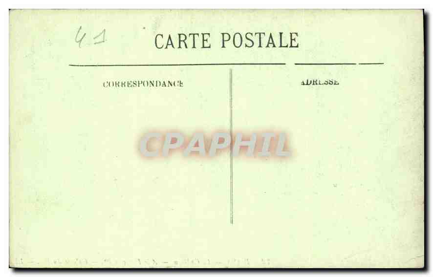 CPA Blois le Chateau Aile Francois ier Galerie du Roi  — Verso