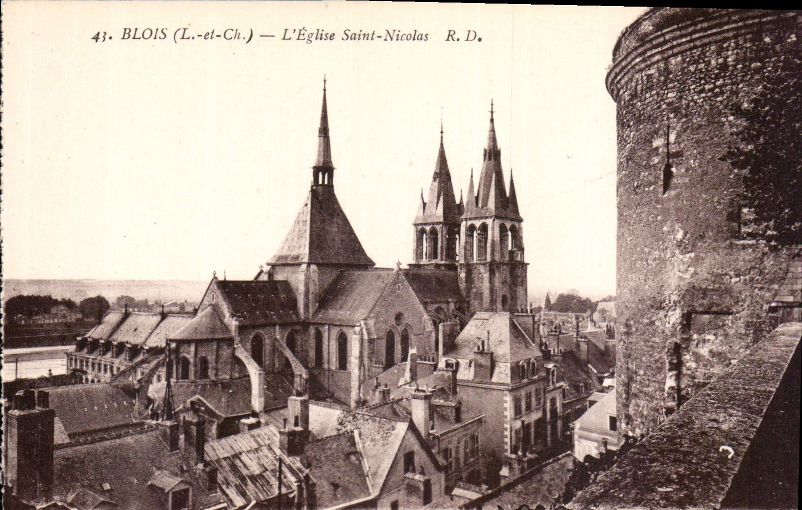 Blois (Loir-et-Cher) — L'Église Saint-Nicolas — R.D.