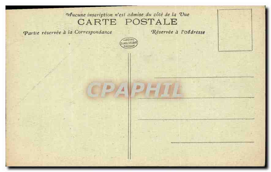 CPA Abbaye de Saint Denis Crypte Tombeau de Louis XIV  — Rückseite