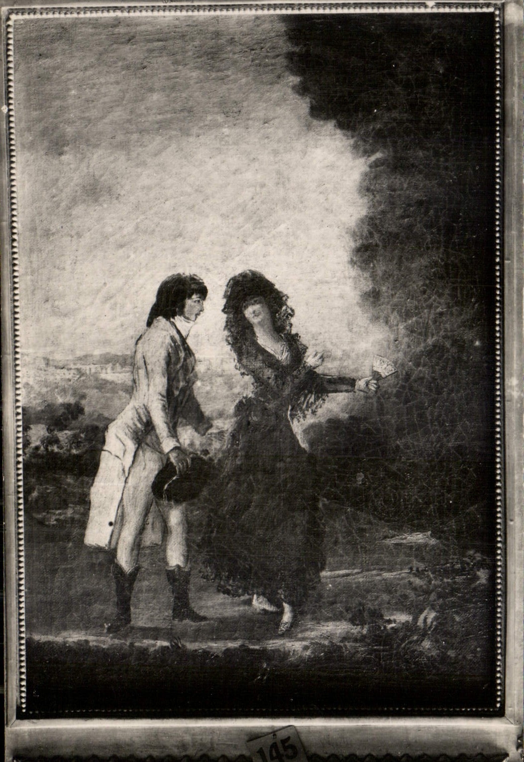 CPA Peinture Femme