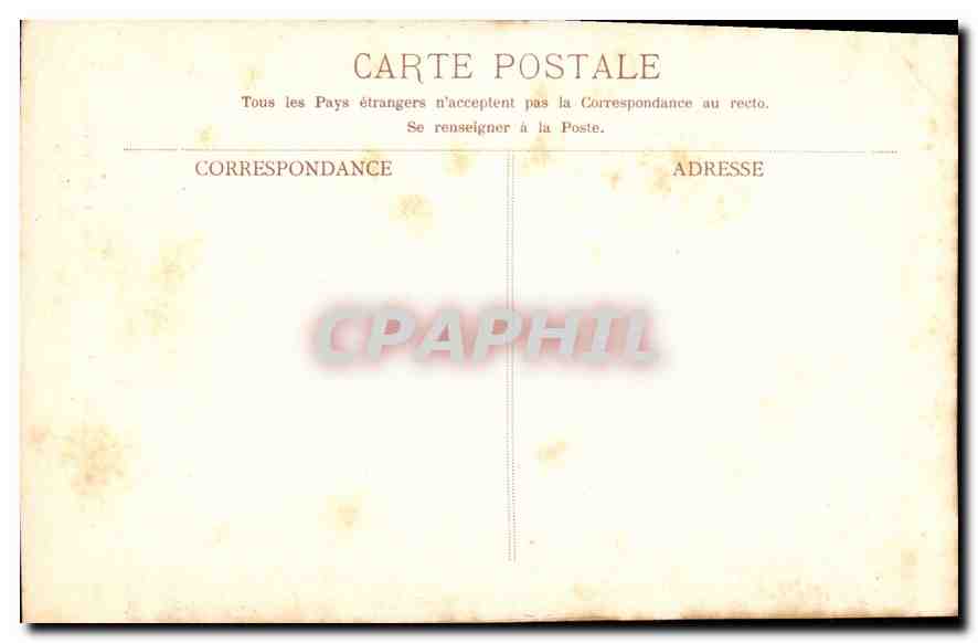CPA Musee de Cluny Panneau de meuble art Francais XVI siecle  — Rückseite