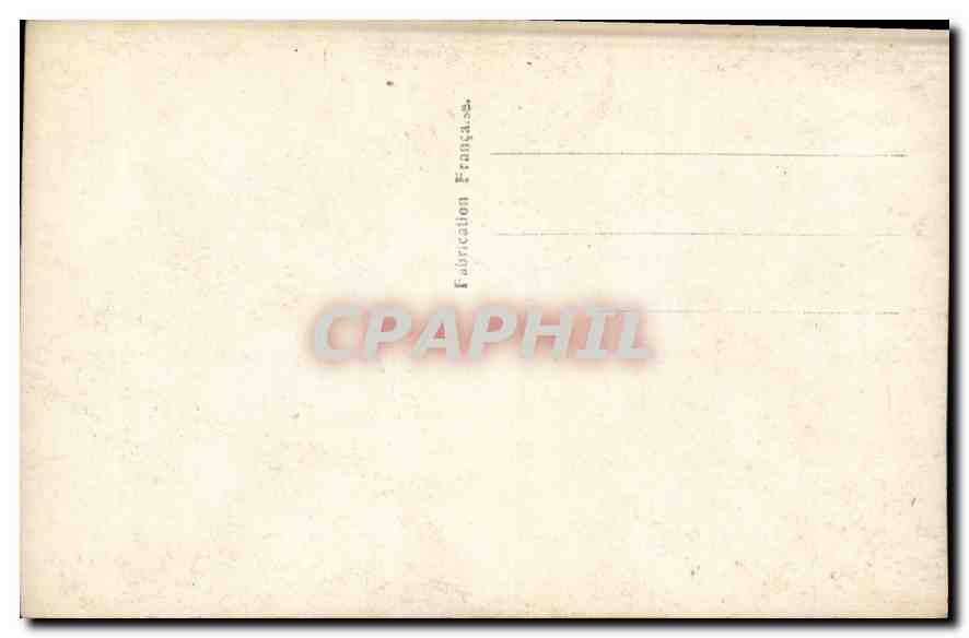 CPA Femme — Verso