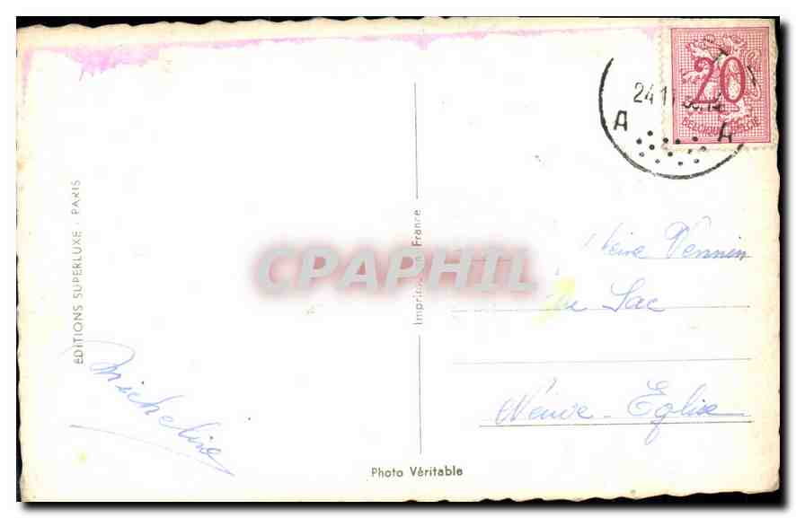 CPA Femme — Rückseite